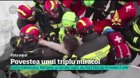 Salvarea Adrianei, românca din hotelul îngropat de avalanşă în Italia, un adevărat miracol