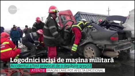 Doi tineri au fost uciși de o maşină a Ministerului Apărării