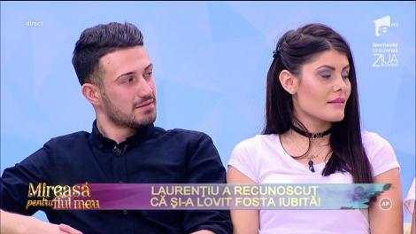 Laurenţiu a recunoscut că şi-a lovit iubita! L-a ameninţat că se omoară dacă o părăseşte!