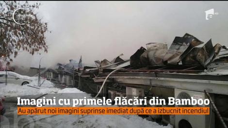 Noi imagini din interiorul clubului Bamboo după ce a fost mistuit de flăcări