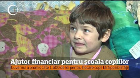 Guvernul Grindeanu a promis 1600 de lei pentru fiecare copil fără posibilități