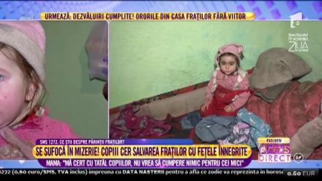 Se sufocă în mizerie! Copiii cer salvarea fraţilor cu fetele înnegrite