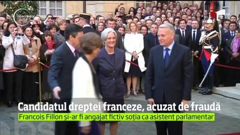 Politicianul francez François Fillon, acuzat că şi-a angajat, fictiv, soţia ca asistent parlamentar
