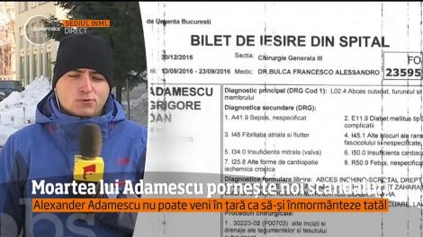 Moartea lui Adamescu pornește noi scandaluri