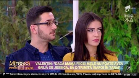 Decizie neaşteptată la "Mireasă pentru fiul meu".  Valentin refuză să mai discute cu şi despre fiica sa, Jessica!