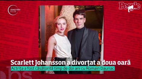 Scarlett Johansson a divorţat de al doilea său soţ