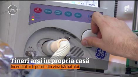 Tineri arși in propria casă în Botoșani