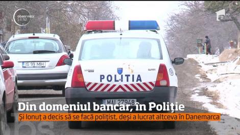 O femeie a plecat din domeniul bancar ca să lucreze în Poliție
