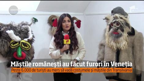 Măștile românești au făcut furori în Veneția