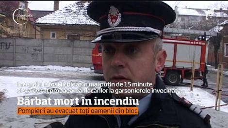 Un bărbat din Bistrița a murit într-un incendiu care i-a cuprins casa