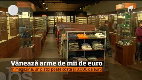 Oamenii de afaceri investesc zeci sau chiar sute de mii de euro în arme