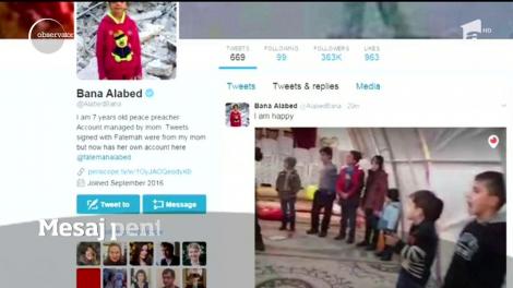 Mesaj pentru Donald Trump. Fetița care a relatat despre războiul din Siria i-a scris lui Trump