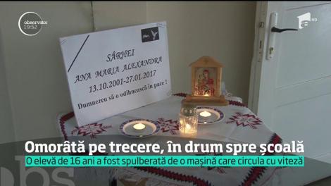 Imagini interzise CARDIACILOR. Elevă de 16 ani omorâtă pe trecerea de pietoni, în drum spre școală