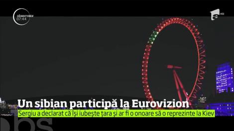 Un sibian participă la Eurovision