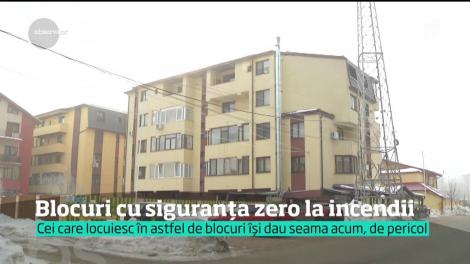 Marea majoritate a ansamblurile rezidenţiale construite după 1990, siguranță zero la incendii!