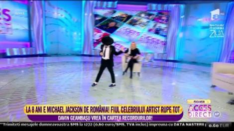 Fiul lui Călin Geambaşu este copia fidelă a lui Michael Jackson