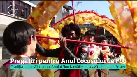 Chinezii din lumea întreagă sărbătoresc intrarea în Anul Cocoșului de Foc