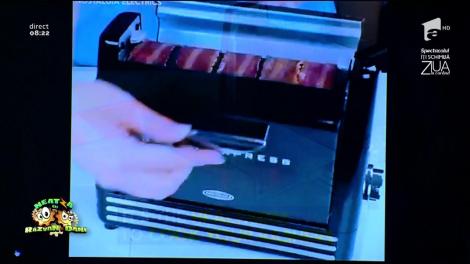 Smiley News: Nea Oprişan, tot cu mâncarea. Să-i dea Dumnezeu sănătate celui care a inventat TOASTER-UL PENTRU BACON