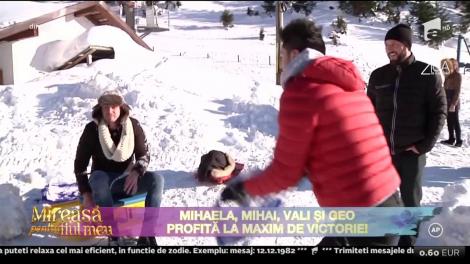 Geo şi Vali, dar şi Mihai şi Mihaela,  excursie de vis la munte!
