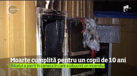 Lipsa mamei i-a fost fatală unui copil cu autism, în Maramureş. Un incendiu a cuprins casa în care băieţelul a fost lăsat