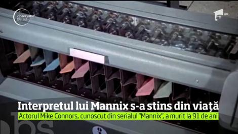 Actorul american Mike Connors a încetat din viaţă la vârsta de 91 de ani