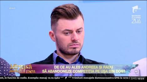 Şoc! Andreea şi Radu, mirii săptămânii, au abandonat competiţia!
