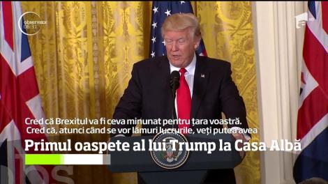 Donald Trump a primit, la Casa Albă, vizita primului lider străin