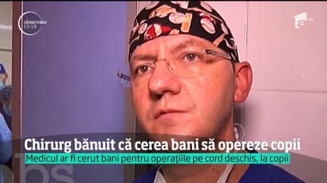 Chirurg de la Institutul Inimii din Târgu Mureş, bănuit că cerea bani să opereze copii grav bolnavi