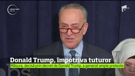 Proteste împotriva decretului care închide frontierele SUA pentru musulmani