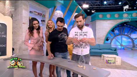 Echilibrul e la el acasă la ”Neatza”! "Elicea din furculiţe", experiement inedit cu Dani, ”șef de trib”: ”Haide, du-l până la capăt!”