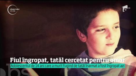 Bogdan, adolescentul de 14 ani din Târgu Neamţ care a murit fugind de frica tatălui înarmat, a fost înmormântat