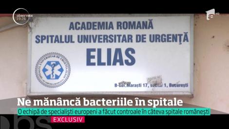 Spitalele din România încă sunt bombă cu ceas, în ceea ce priveşte germenii ucigaşi!