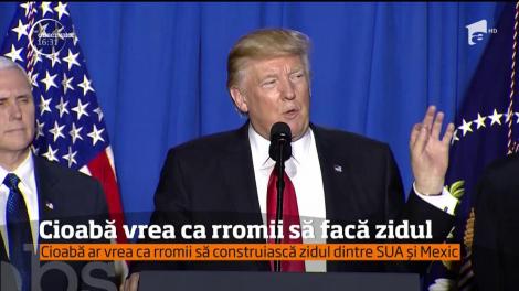 Cioabă vrea ca rromi să facă zidul dintre SUA și Mexic
