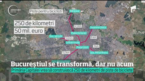Capitala viitorului va fi împânzită de staţii de metrou, piste moderne de biciclişti şi benzi unice pentru autobuze
