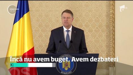 Încă nu avem buget, dar avem dezbateri