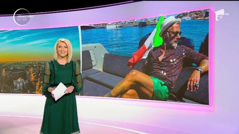 Controversatul milionar Gianluca Vacchi s-a aruncat cu bicicleta în piscină!