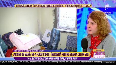 Lacrimi de mamă: ”Mi-a furat copiii și m-a bătut de câteva ori foarte tare!”