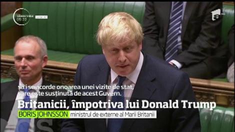 Britanicii au protestat împotriva ultimului decret semnat de Donald Trump