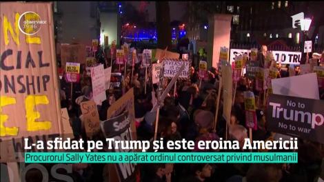 Femeia care l-a sfidat pe Trump a devenit eroina Statelor Unite ale Americii