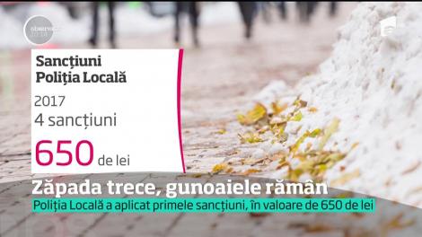 Zăpada trece, gunoaiele rămân