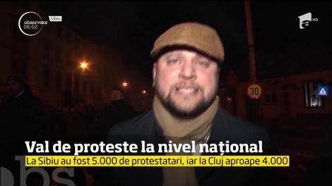 Proteste în țară după modificarea Codului Penal