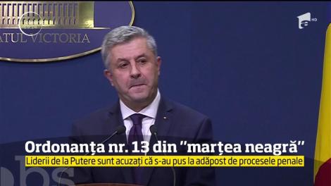 Ministrul Justiţiei, Florin Iordache, acuzat că ar fi scris un articol pentru el însuşi, ca să nu poată fi pus sub acuzare pentru favorizarea infractorului în urma ordonanţei emise!