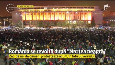 Președintele țării, lider anti-guvernamental. Zeci de mii de oameni sunt adunaţi la această oră în faţa Guvernului