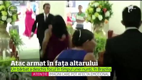 Un bărbat a deschis focul în biserică, în timpul unei nunţi din Brazilia