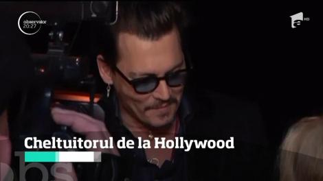 Johnny Depp, cheltuitorul de la Hollywood. Actorul a cheltuit 480 de milioane de dolari în doar câţiva ani