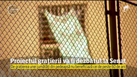 Proiectul grațierii va fi dezbătut la Senat