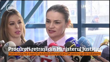 Procurori retraşi din Ministerul Justiţiei