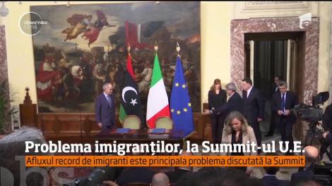Problema imigranţilor, la Summit-ul U.E.