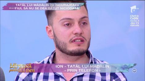 Tatăl lui Mădălin îşi încurajează fiul să nu se dea bătut niciodată!