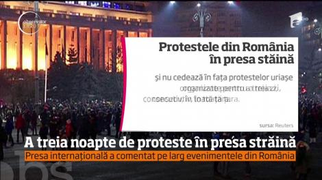 Presa internaţională a comentat pe larg evenimentele din România